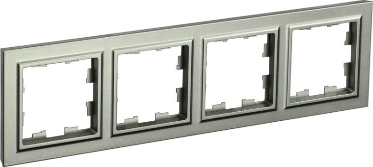 Рамка IEK BRITE РУ-4 4-м шампань [BR-M42-K37]