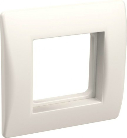 Рамка IEK CKK 1-м 2мод. с суппортом для коробок кмку [CKK-40D-RSK2-K01]