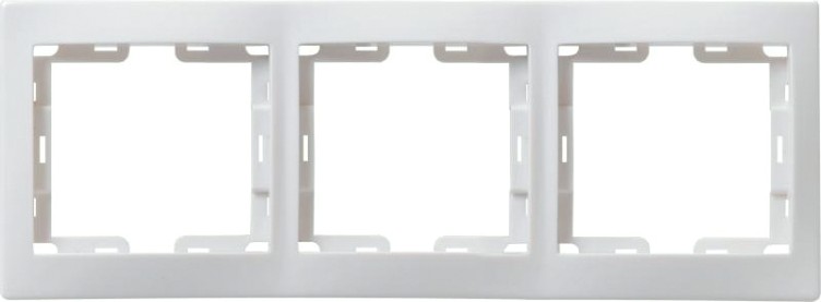 Рамка IEK Кварта РГ-3 3-м горизонт. [EMK30-K01-DM]