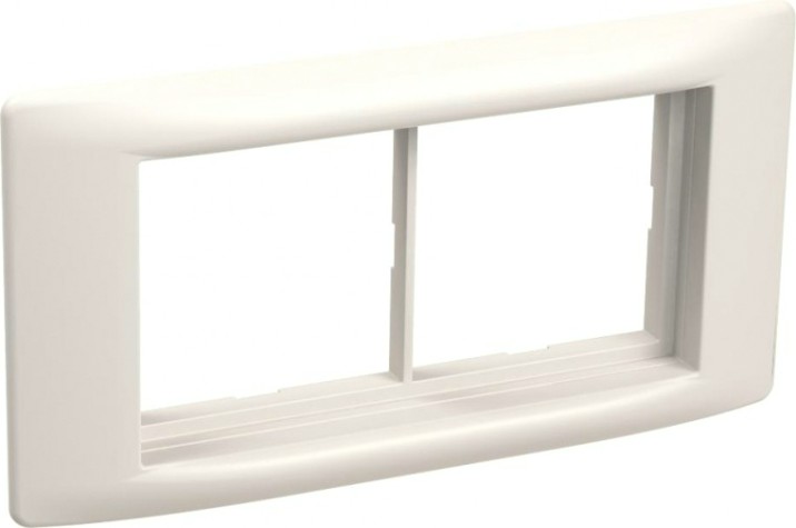 Рамка IEK Праймер 4мод. с суппортом бел. 60мм [CKK-40D-RSU4-060-K01]