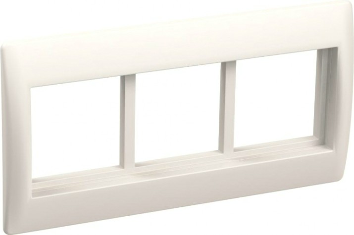 Рамка IEK Праймер 6мод. с суппортом 75мм [CKK-40D-RSU6-075-K01]