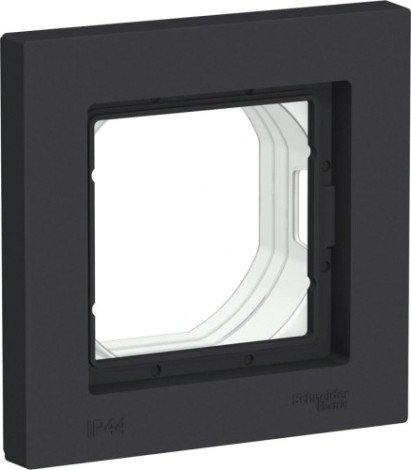 Рамка Systeme Electric AtlasDesign 1-м Aqua ip44 карбон ATN441001 [ATN441001]