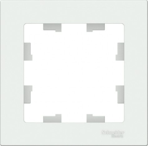 Рамка Systeme Electric AtlasDesign 1-м белая ATN000101 [ATN000101]