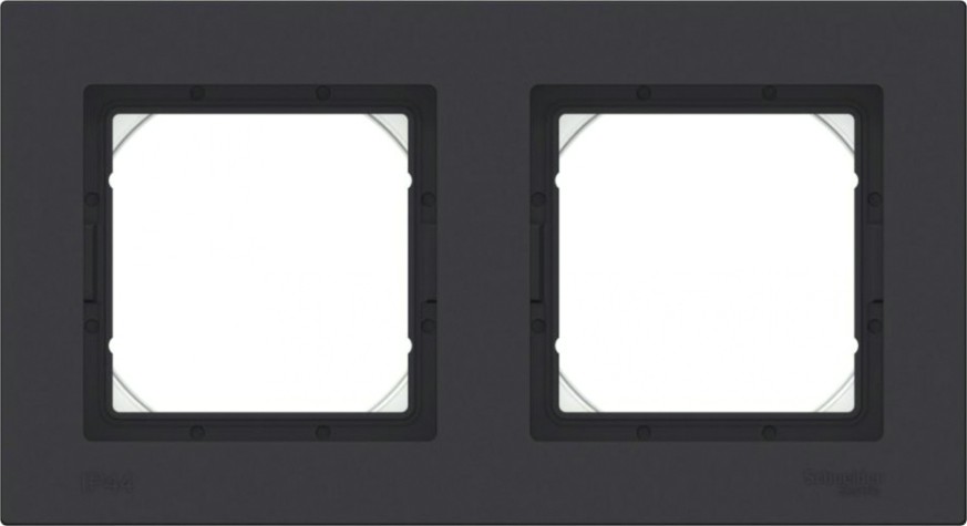 Рамка Systeme Electric AtlasDesign 2-м Aqua ip44 карбон ATN441002 [ATN441002]