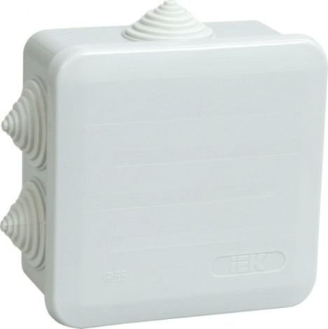 Распаячная коробка IEK КМ41255 оп 100х100х50 ip44 [UKOZ11-100-100-050-K41-44]