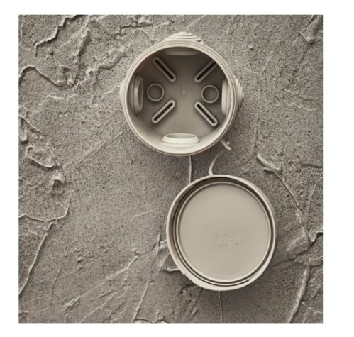 Распаячная коробка REXANT 28-3008 ОУ, ø 65х40 мм, IP54 (УПр 65/40.1.3)