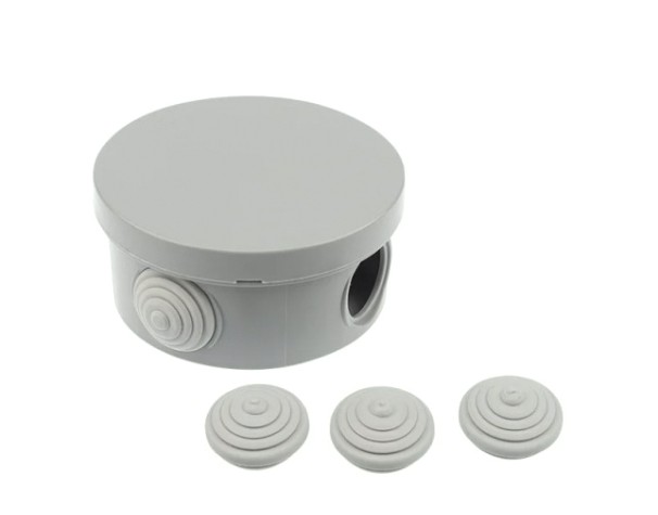 Распаячная коробка REXANT 28-3009 ОУ, d 85х40мм, IP54 (Р3-ЦХ 85/40.1.3)