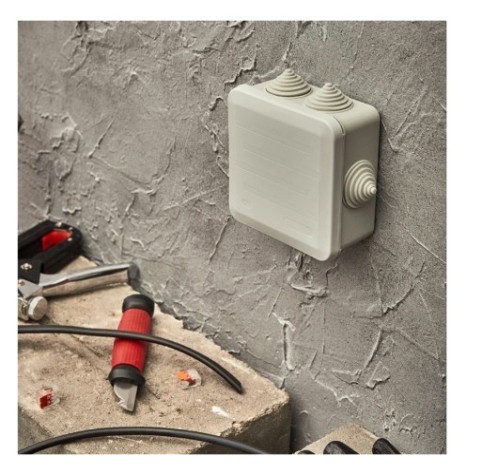 Распаячная коробка REXANT 28-3056 ОУ 100x100x50 мм, IP55 Распаячная коробка REXANT 28-3056 ОУ 100x100x50 мм, IP55