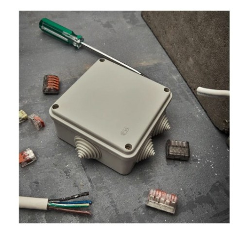 Распаячная коробка REXANT 28-3058 ОУ, 100x100x50, винт IP55