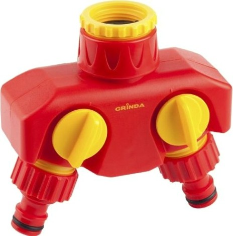 Распределитель 2-х канальный GRINDA 1/2"-3/4" 8-426312 [8-426312_z02]