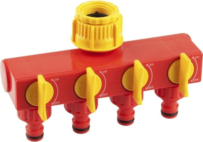 Распределитель 4-х канальный GRINDA 3/4" - 1" 8-426314 [8-426314_z01]