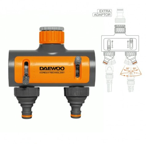 Распределитель DAEWOO DWC 1225 потоков,2-х канальный,для крана 3/4",1"(26.5-33.3)