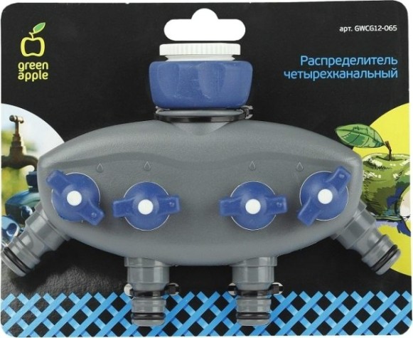 Распределитель GREEN APPLE четырехканальный GWCG12-065