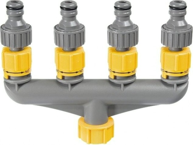 Распределитель PALISAD LUXE 3/4" четырехканальный 66428 [66428]