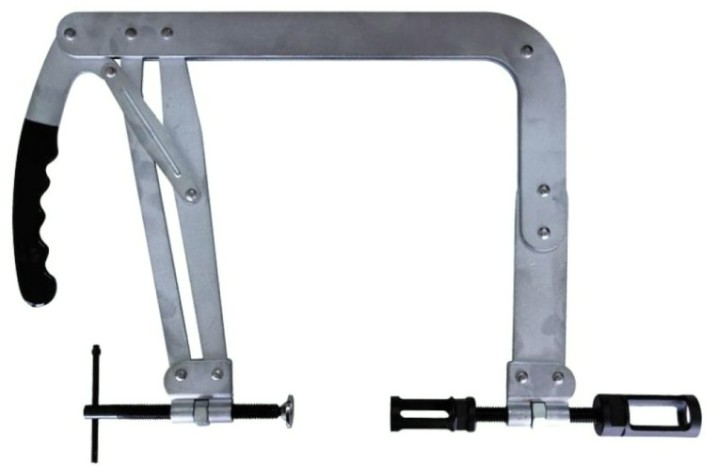 Рассухариватель клапанов СОРОКИН 40.43 С-образный с двумя стаканами, 45-145 мм