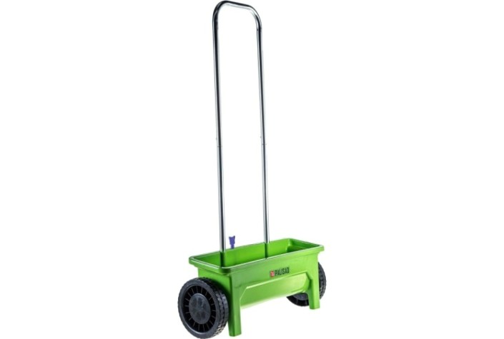 Разбрасыватель PALISAD 63950 на колесах механическая с ручкой, 12 л. Разбрасыватель PALISAD 63950 на колесах механическая с ручкой, 12 л.