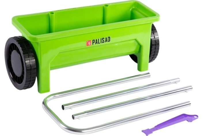 Разбрасыватель PALISAD 63950 на колесах механическая с ручкой, 12 л.