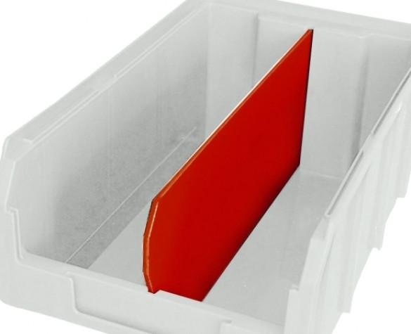 Разделитель продольный СТЕЛЛА-ТЕХНИК V-3 красный, для пластикового ящика Разделитель продольный СТЕЛЛА-ТЕХНИК V-3 красный, для пластикового ящика