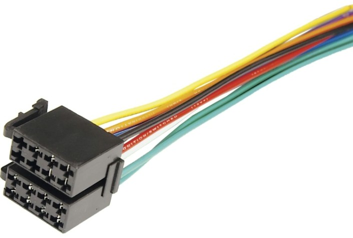 Разъем для автомагнитол REXANT 16-0502 (уп. 10 штук) Евро ISO, сдвоенное гнездо акустика+питание [16-0502]