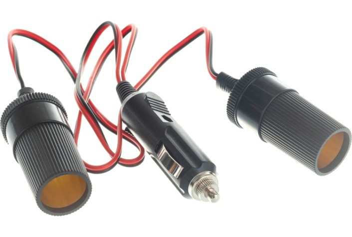 Разветвитель автоприкуривателя REXANT 16-0222 2 гнезда шнур (FD-1818)