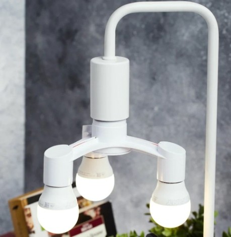 Разветвитель цокольный REXANT 11-8861 Е27-3хЕ27 белый