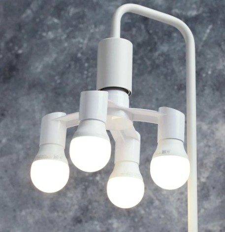 Разветвитель цокольный REXANT 11-8862 Е27-4хЕ27 белый