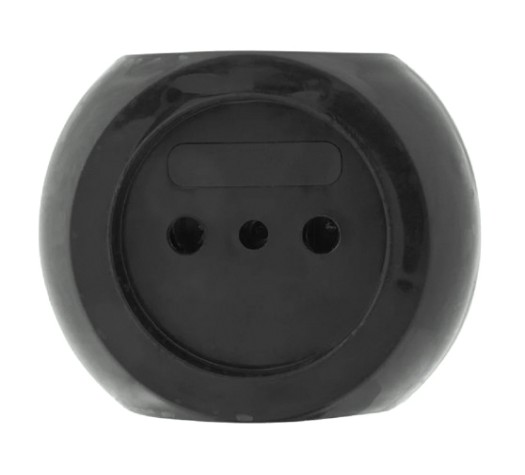 Разветвитель REXANT 11-1063-1 электрический "Шар", 6A б/з, 220B, черный