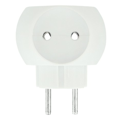 Разветвитель REXANT 11-1063 электрический "Шар", 6A б/з, 220B, белый