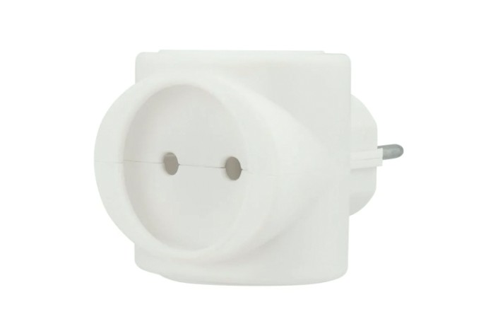 Разветвитель REXANT 11-1064 электрический 6A б/з, 220 в белый