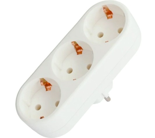 Разветвитель REXANT 11-1079 электрический линейный 16A с/з, вертикальный