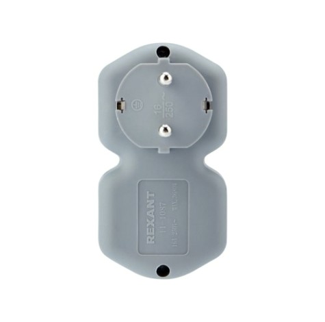 Разветвитель REXANT 11-1087 электрический 16A с/з и защитными шторками