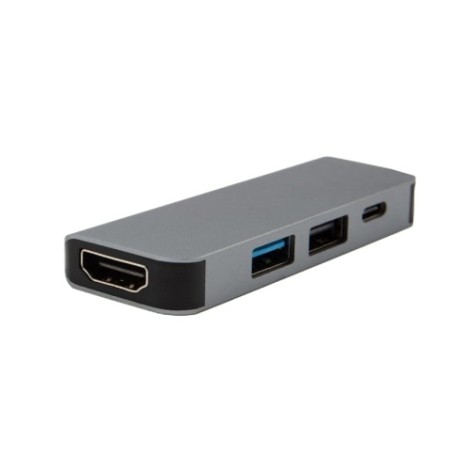 Разветвитель REXANT 18-4151 USB Type-C на 4 порта: 1xHDMI/2xUSB/1xType-C PD Разветвитель REXANT 18-4151 USB Type-C на 4 порта: 1xHDMI/2xUSB/1xType-C PD