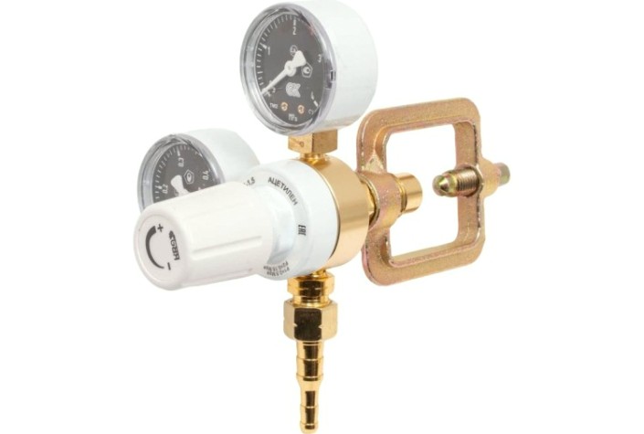 Редуктор ацетиленовый KRASS БАО 5 1,5 2,5/0,15 МПа, 5 м3/ч ПОВЕРЕННЫЙ [2117615PV]