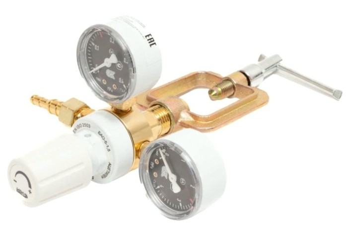 Редуктор ацетиленовый KRASS БАО 5 1,5 2,5/0,15 МПа, 5 м3/ч ПОВЕРЕННЫЙ [2117615PV]