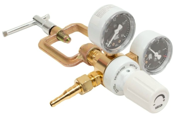 Редуктор ацетиленовый KRASS БАО 5 1,5 2,5/0,15 МПа, 5 м3/ч ПОВЕРЕННЫЙ [2117615PV]