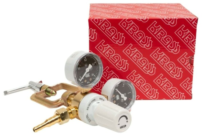 Редуктор ацетиленовый KRASS БАО 5 1,5 2,5/0,15 МПа, 5 м3/ч ПОВЕРЕННЫЙ [2117615PV]