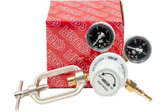 Редуктор ацетиленовый KRASS БАО 5 КР 2,5/0,15 МПа, 5 м3/ч ПОВЕРЕННЫЙ [2117517PV]