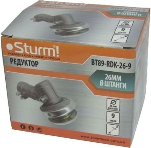 Редуктор бензотриммера Sturm BT89-RDK-26-9 26мм, 9 зуб.