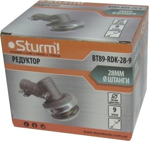 Редуктор бензотриммера Sturm BT89-RDK-28-9 28мм, 9 зуб.
