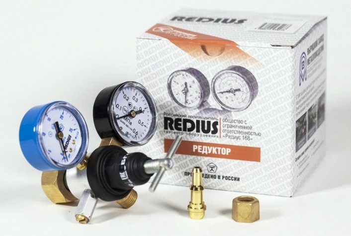 Редуктор гелиевый REDIUS БГО- 5-М (01706) [01706]
