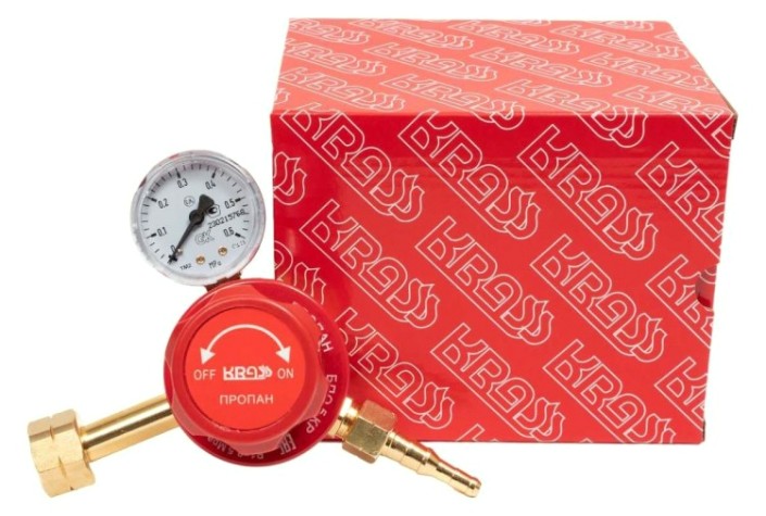 Редуктор пропановый KRASS БПО 5 КР 2,5/0,4 МПа, 5 м3/ч ПОВЕРЕННЫЙ [2117516PV]