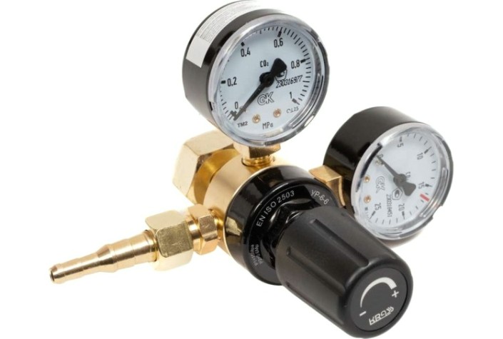 Редуктор углекислотный KRASS УР 6 6 15/0,6 МПа, 15 м3/ч ПОВЕРЕННЫЙ [2117616PV]