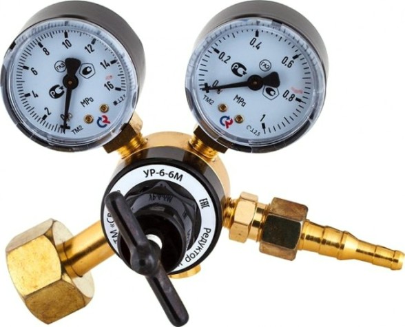 Редуктор углекислотный СВАРОГ УР-6-6 М малогабаритный, алюминий (94480) [00000094480]