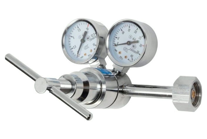 Редуктор высокого давления KRASS РВД-30/10 кислород/инертные газы ПОВЕРЕННЫЙ [2141001PV]