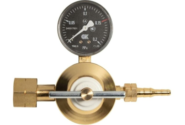 Регулятор ацетиленовый KRASS САО-10 сетевой 1,2/0,1 МПа, 10 м3/час [2722003]