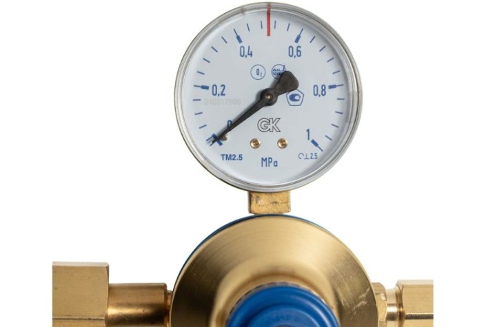 Регулятор кислородный KRASS СКО-10 сетевой 1,6/0,5 МПа, 10 м3/час [2722002]