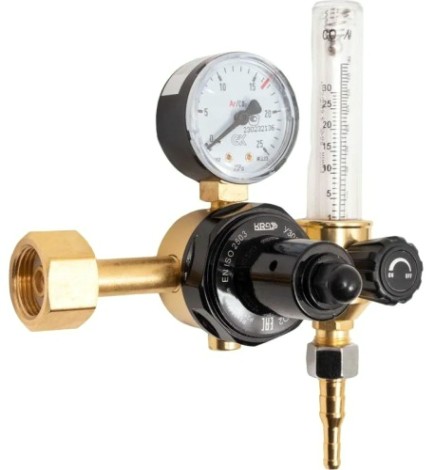 Регулятор расхода газа KRASS У 30/АР 40 КР Р для углекислоты и аргона ПОВЕРЕННЫЙ [2133509PV]