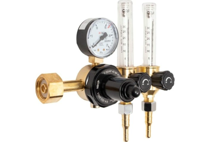 Регулятор расхода газа KRASS У 30/АР 40 КР Р2 для углекислоты и аргона ПОВЕРЕННЫЙ [2133501PV]