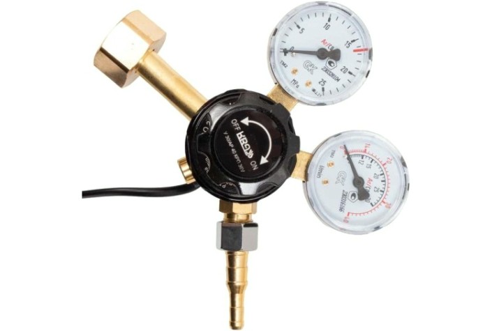 Регулятор расхода газа KRASS У 30/АР 40 КРП 36V для углекислоты и аргона ПОВЕРЕННЫЙ [2133506PV]