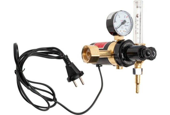 Регулятор расхода газа KRASS У 30/АР 40 КРП Р 220V для углекислоты и аргона ПОВЕРЕННЫЙ [2133503PV]